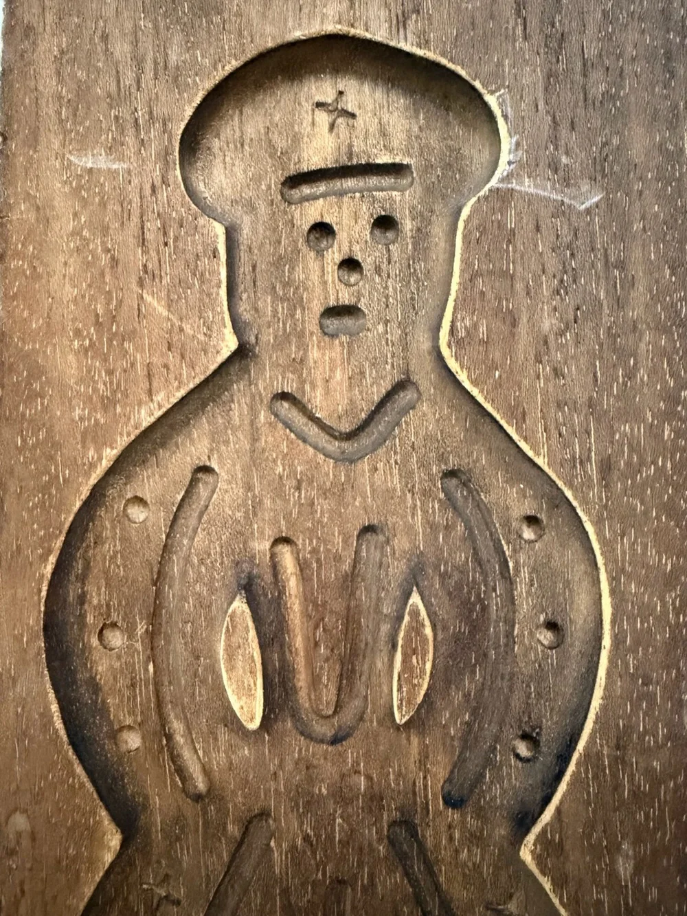 Vintage 1950’s German Dutch Speculaas Springerle Gingerbread Mold Hand Carved